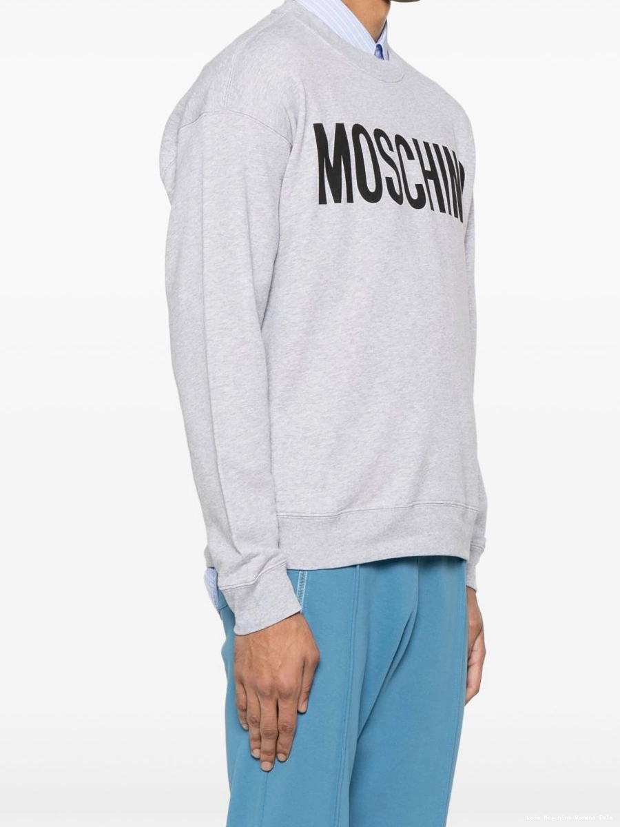 Cheap Love Women Moschino logo-print sweatshirt 0404